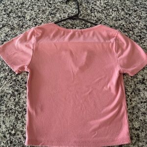 Pink crop top, size small. U.S. size 2.